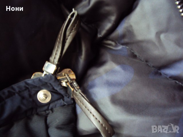 Пухено унисекс яке на Armani Exchange тип къса парка, снимка 8 - Якета - 32210338