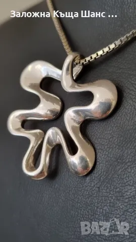 Сребърна висулка , снимка 2 - Колиета, медальони, синджири - 47588521