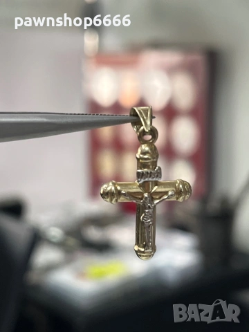 Златна висулка 14 карата 1,20 грама , снимка 6 - Колиета, медальони, синджири - 53602440