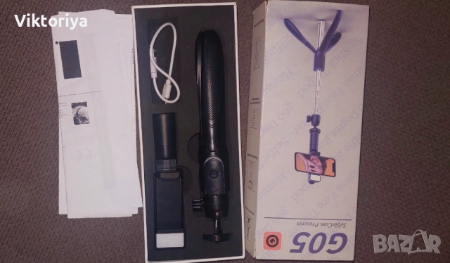 Селфи стик, с блутут/ цифрова камера