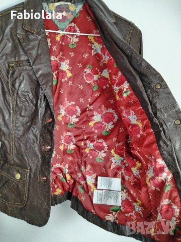 Tommy Hilfiger leather jacket S, снимка 5 - Сака - 44051845