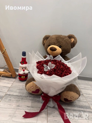 Букет от вечни рози