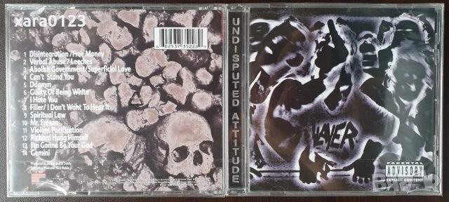 Slayer – Undisputed Attitude, снимка 1 - CD дискове - 43453281