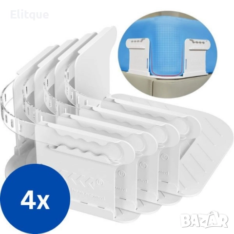 Държачи за чаршафи против плъзгане – комплект 4 броя, снимка 10 - Други стоки за дома - 52927320