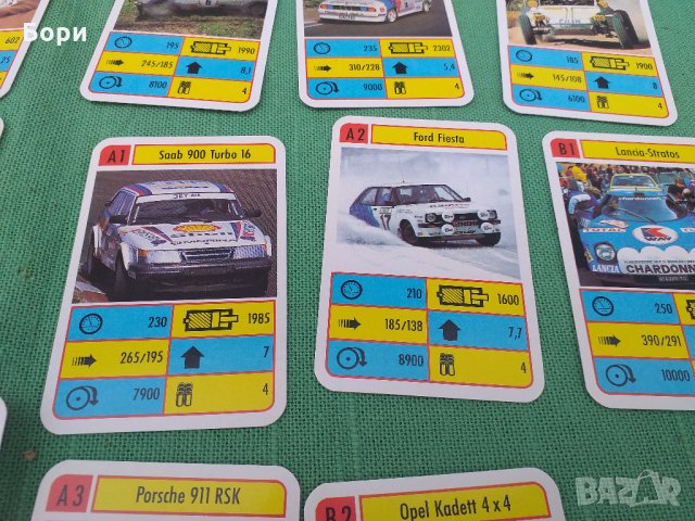Карти RALLYE TOP ASS - 30755 / 1994г, снимка 9 - Карти за игра - 32413697
