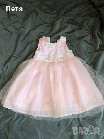 Детска официална рокля - розова, снимка 1 - Детски рокли и поли - 28875726