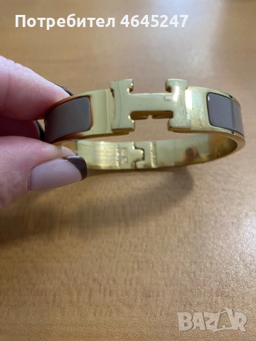 Оригинална гривна Hermes, снимка 3 - Гривни - 52520155