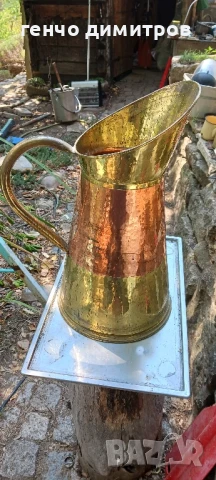 голяма бронзова кана , снимка 4 - Антикварни и старинни предмети - 51345386