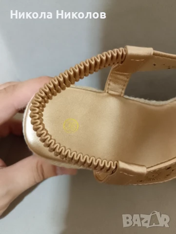 Дамски сандали на платформа , снимка 4 - Сандали - 50556881