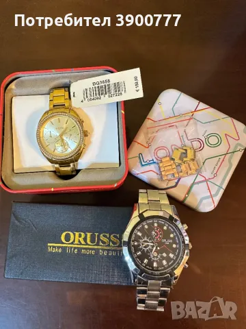 Часовник FOSSIL и Oruss, снимка 4 - Дамски - 48668310