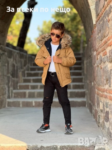 Детско Яке С Пух На Яката Код Детски Находки17, снимка 3 - Детски якета и елеци - 52634401