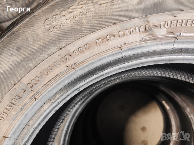 4бр.всесезонни гуми 225/60/17 Continental, снимка 6 - Гуми и джанти - 52490353