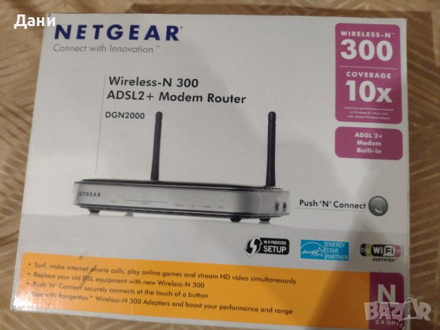 DGN2000 – Wireless-N Router with Built-in DSL Modem, снимка 3 - Рутери - 38883473