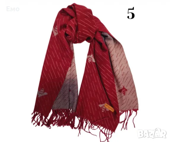 Елегантен дамски шал с омбре дизайн - Стил и топлина за всеки ден, снимка 6 - Шалове - 48464180