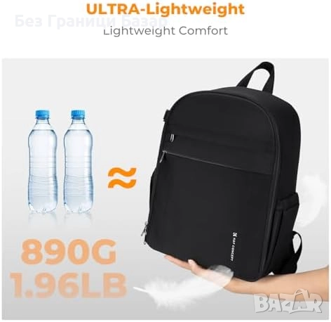 Нова Фото раница K&F Concept с отделение за лаптоп и статив, водоустойчива, снимка 2 - Чанти, стативи, аксесоари - 52155074