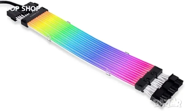 Lian Li Strimer Plus V2 Triple 8 Pin (PW12-PV2) - Адресируем RGB VGA захранващ кабел, снимка 4 - Друга електроника - 48794471