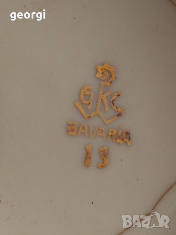 Ретро немски порцеланов чайник с позлата    19/3, снимка 7 - Сервизи - 35317733