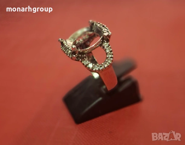 Сребърен пръстен /без камък/