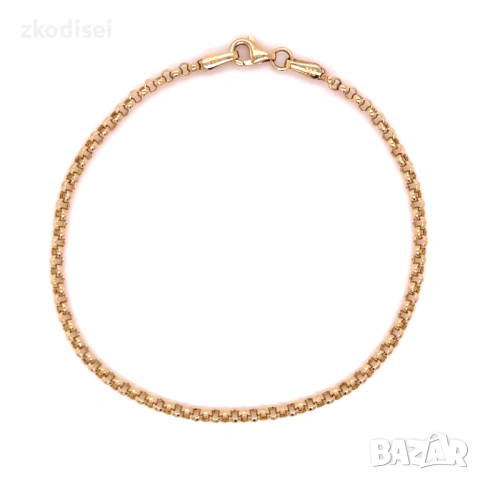 Златна дамска гривна 1,67гр. 19,0см. 14кр. проба:585 модел:36306-3, снимка 2 - Гривни - 53197830