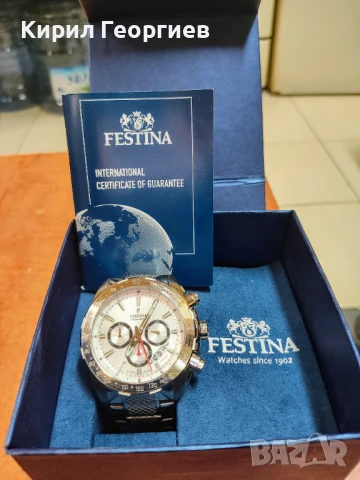 Festina.Чисто нов Мъжки часовник вьв гаранция.