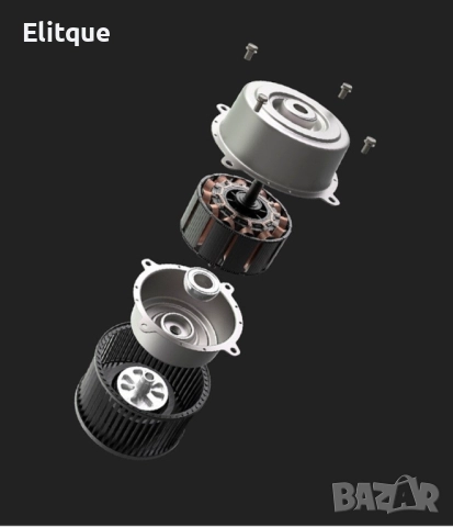 Мини портативен вентилатор със стойка за кола или бюро, снимка 5 - Друга електроника - 52862549