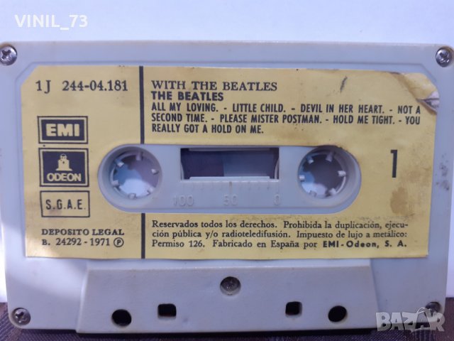   The Beatles – With The Beatles, снимка 2 - Аудио касети - 32369098