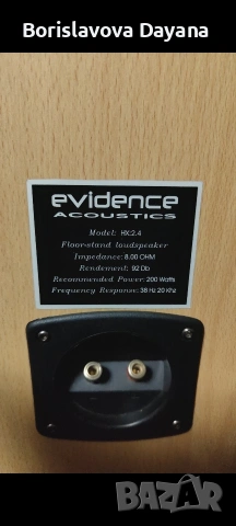 Тонколони Évidence Acoustics NX Séries 5.0, снимка 6 - Тонколони - 53566920