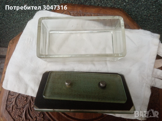 Антикварна стъкленица за стерилни материали. Ретро медицинско стъклено изделие., снимка 6 - Антикварни и старинни предмети - 52507413