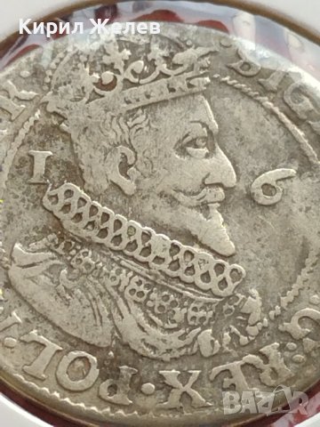 Сребърна монета Орт 1624г. Сигизмунд трети Данциг за КОЛЕКЦИОНЕРИ 13715, снимка 3 - Нумизматика и бонистика - 42987175