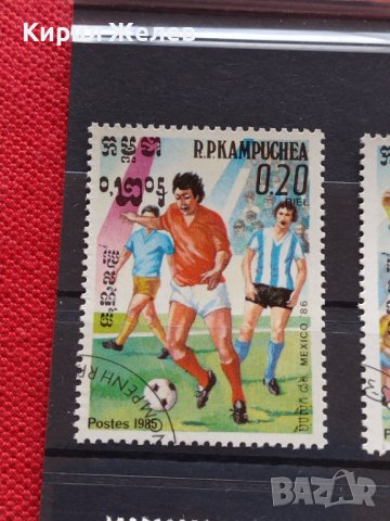 Пощенски марки чиста комплектна серия Футбол Световно първенство Мексико 86г. За колекция - 22547, снимка 2 - Филателия - 36662842