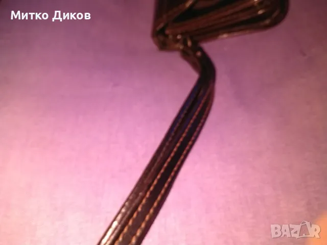 Чанта за колан и борсета  естествена кожа маркова на Landro 170х120х45мм, снимка 3 - Чанти - 47840593