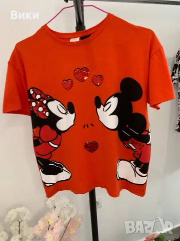 Тениска на Zara ръст 164, подходяща за XS-S, снимка 5 - Тениски - 49507632