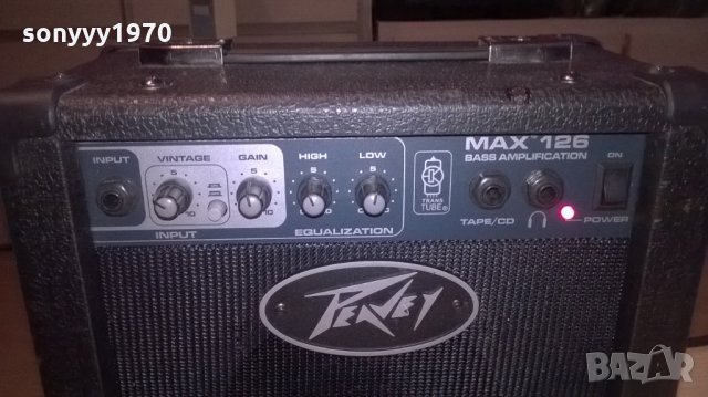 ПОРЪЧАНО-peavey max 126 guitar amplifier-trans tube-внос швеицария, снимка 11 - Китари - 26496552