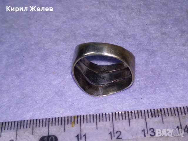 СТИЛЕН АЖУРЕН ВИНТИДЖ АРТ СРЕБЪРЕН ПРЪСТЕН СРЕБРО 925 ПРОБА 40230, снимка 13 - Пръстени - 43222670