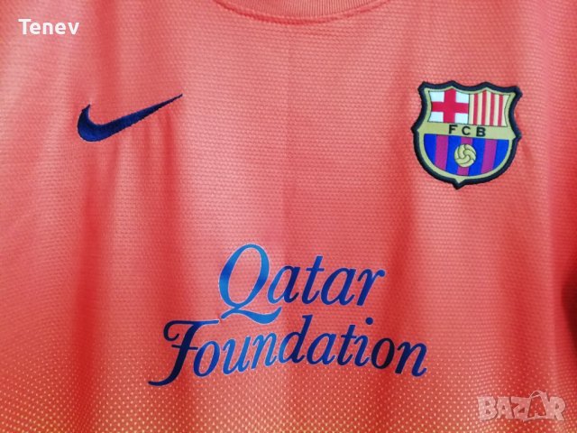 Barcelona Iniesta Nike оригинална тениска фланелка Барселона Иниеста 2012/2013 Away , снимка 4 - Тениски - 43172989