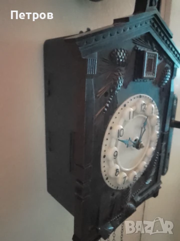 стенен часовник с кукувица, снимка 4 - Стенни часовници - 50546411