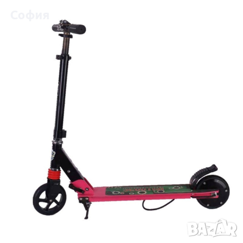 Сгъваем олекотен електрически градски скутер Hua Wei SCOOTER-4 - бял/черен/розов, снимка 1 - Други спортове - 44879937