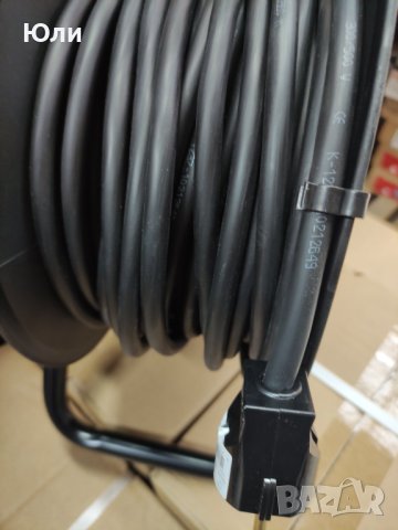 Макара с гумиран кабел ШКПЛ 3х2.5 Гума, снимка 3 - Разклонители и удължители - 43001710