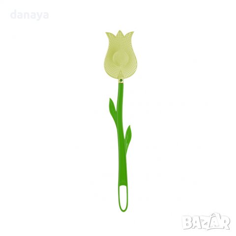 3129 Палка за мухи Цвете мухобойка, 50см, снимка 5 - Мопове, кофи, четки и метли - 38228083