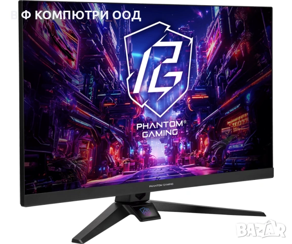 Геймърски Монитор ASRock PG27FFT1A - 27" inch IPS FHD(1920x1080) 180Hz, 1ms, FreeSync, снимка 2 - Монитори - 53140906
