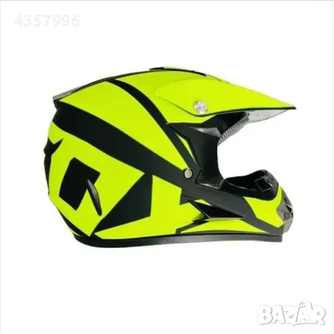 Детска каска за мотор, Кросова, 0111, S, M и L размер, Неон, снимка 5 - Аксесоари и консумативи - 49310565