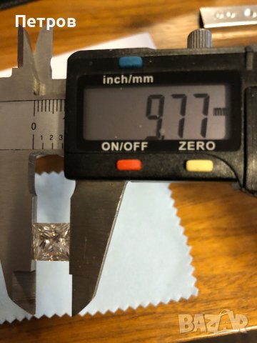 Мойсанит (Диамант), Принцес Шлайф-5.05карата ,9.77мм