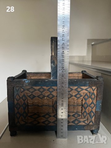 Стара кошница ръчно изработена антика, снимка 9 - Антикварни и старинни предмети - 43047021