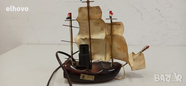Дървено корабче-лампа, снимка 2 - Колекции - 32834080