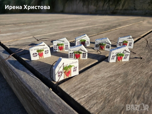 Къщипки - ключодържател или играчка за елха. Налични! , снимка 2 - Други - 52774229