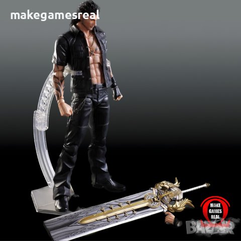 Екшън фигура Final Fantasy XV - Gladiolus, снимка 8 - Аксесоари - 43289131