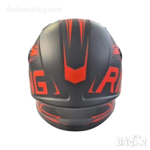 Детска каска Automat, Пистова, Черен с червено, Мат , снимка 2 - Аксесоари и консумативи - 49486306