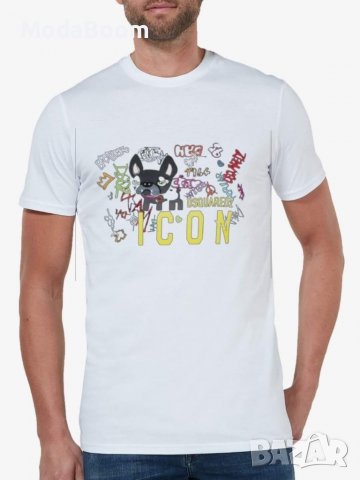Мъжки тениски Dsquared2 Icon, снимка 3 - Тениски - 36714794