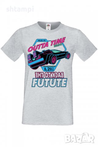 Мъжка тениска Back To The Future,Анимация,игра,Празник,Повод,, снимка 5 - Тениски - 37936723