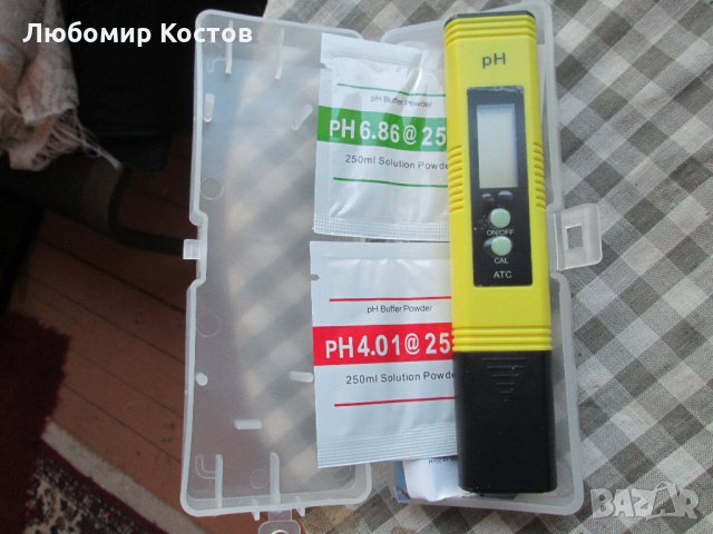 PH meter (ПХ метър) за измерване на киселинност и алкалност, снимка 5 - Лаборатория - 27551577